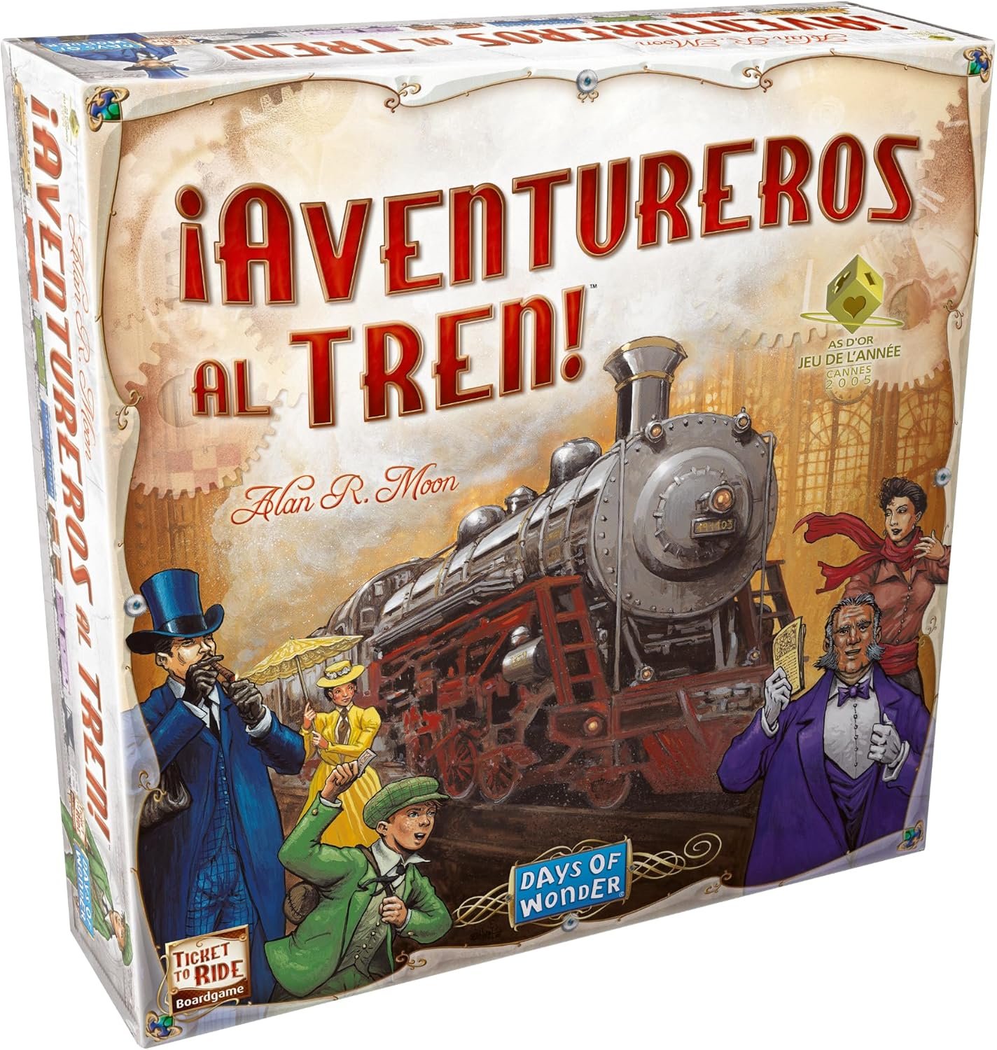 Asmodee ¡Aventureros al Tren! Juego de Estrategia de Trenes