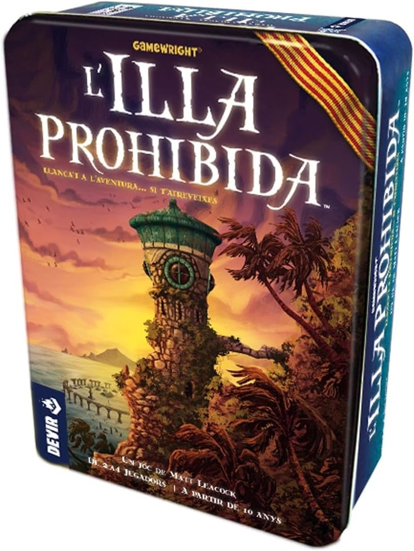 Devir La Isla Prohibida, Juego de Mesa Familiar, 10 años, Juego de ingenio, Multicolor