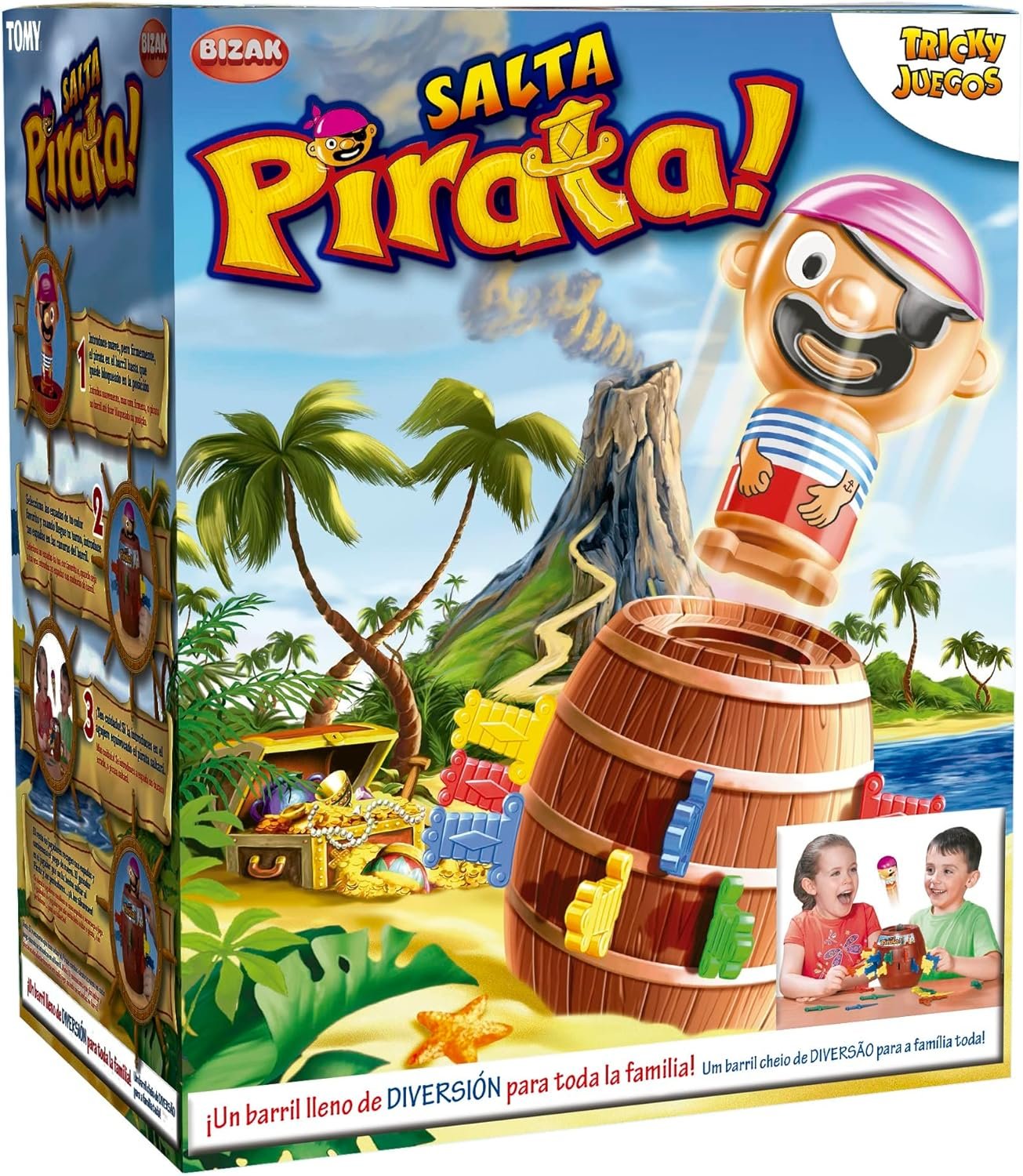 Bizak 30697028 Juego Tricky Salta Pirata