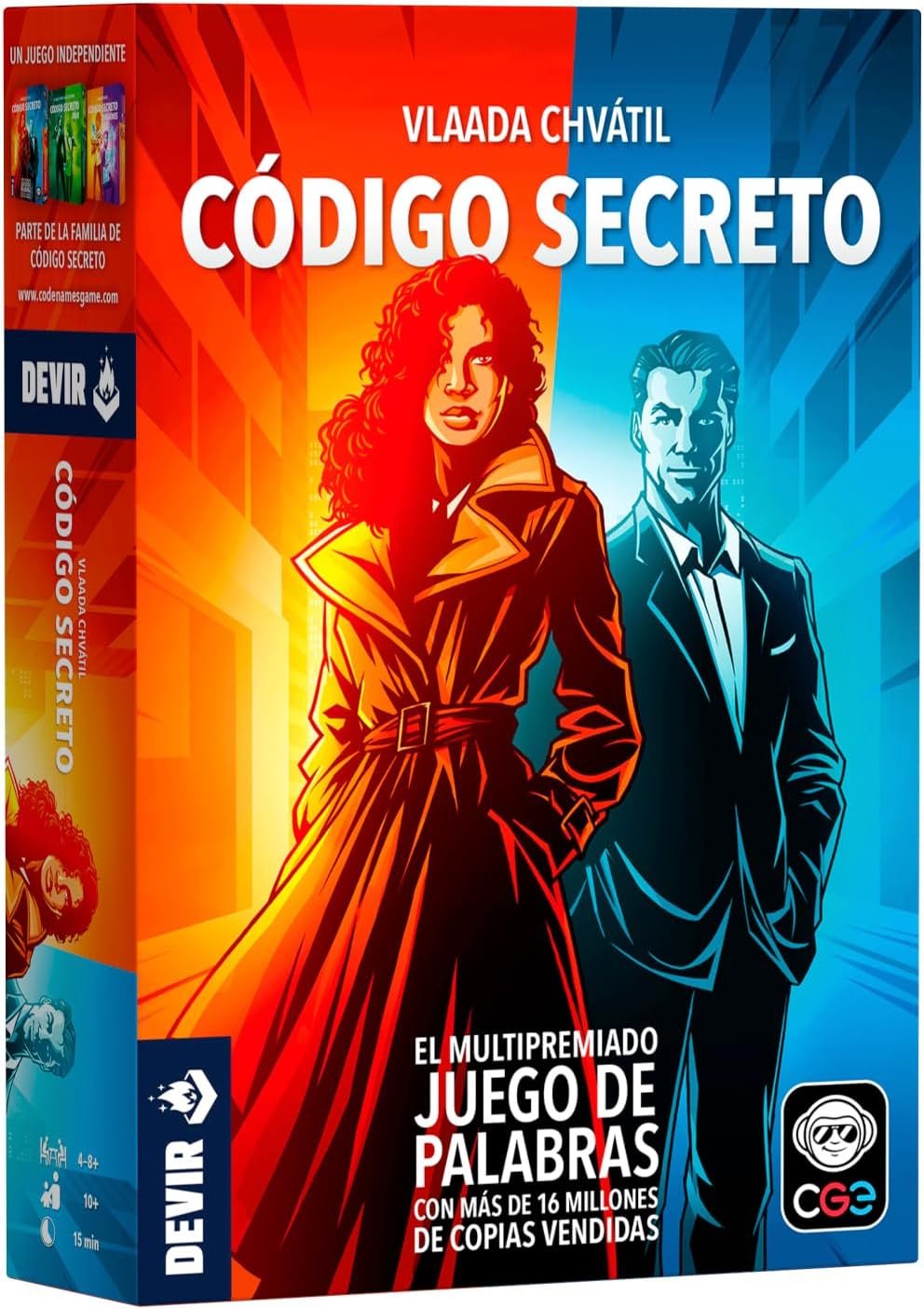 Devir Código Secreto Juego de Mesa