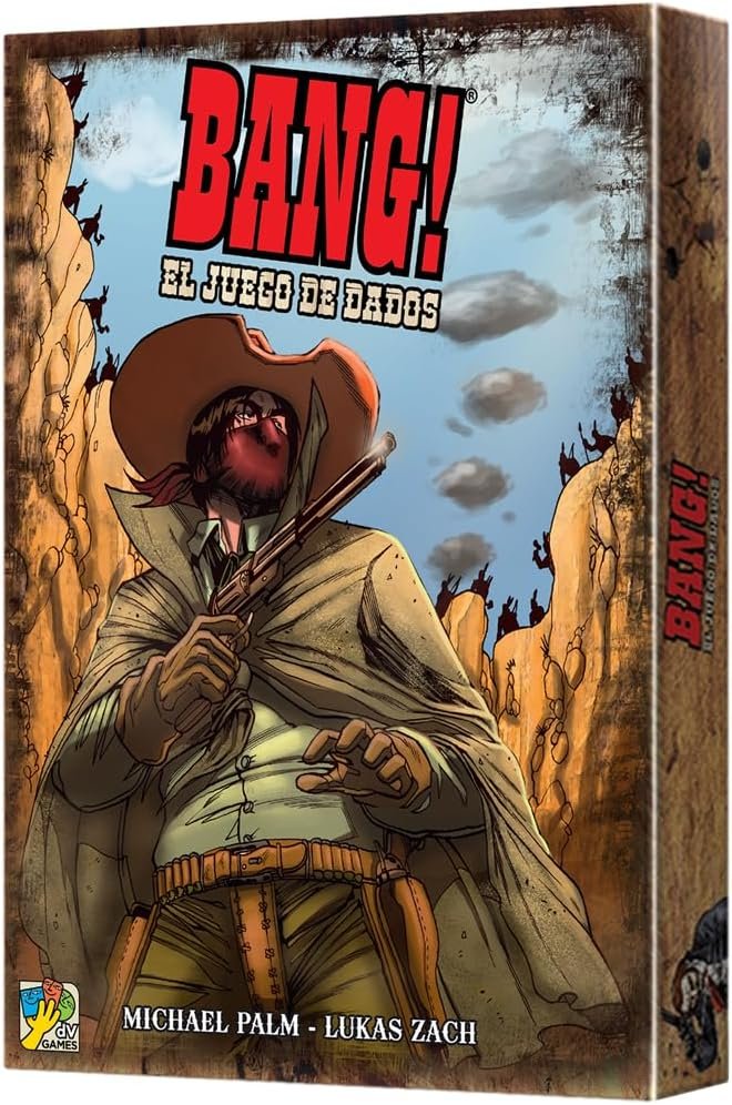 dV Giochi | Bang! El Juego de dados | Juego en el Salvaje Oeste para Adultos y Niños | A Partir de 8 Años | De 3 a 8 Jugadores | 15 Minutos por Partida | Español