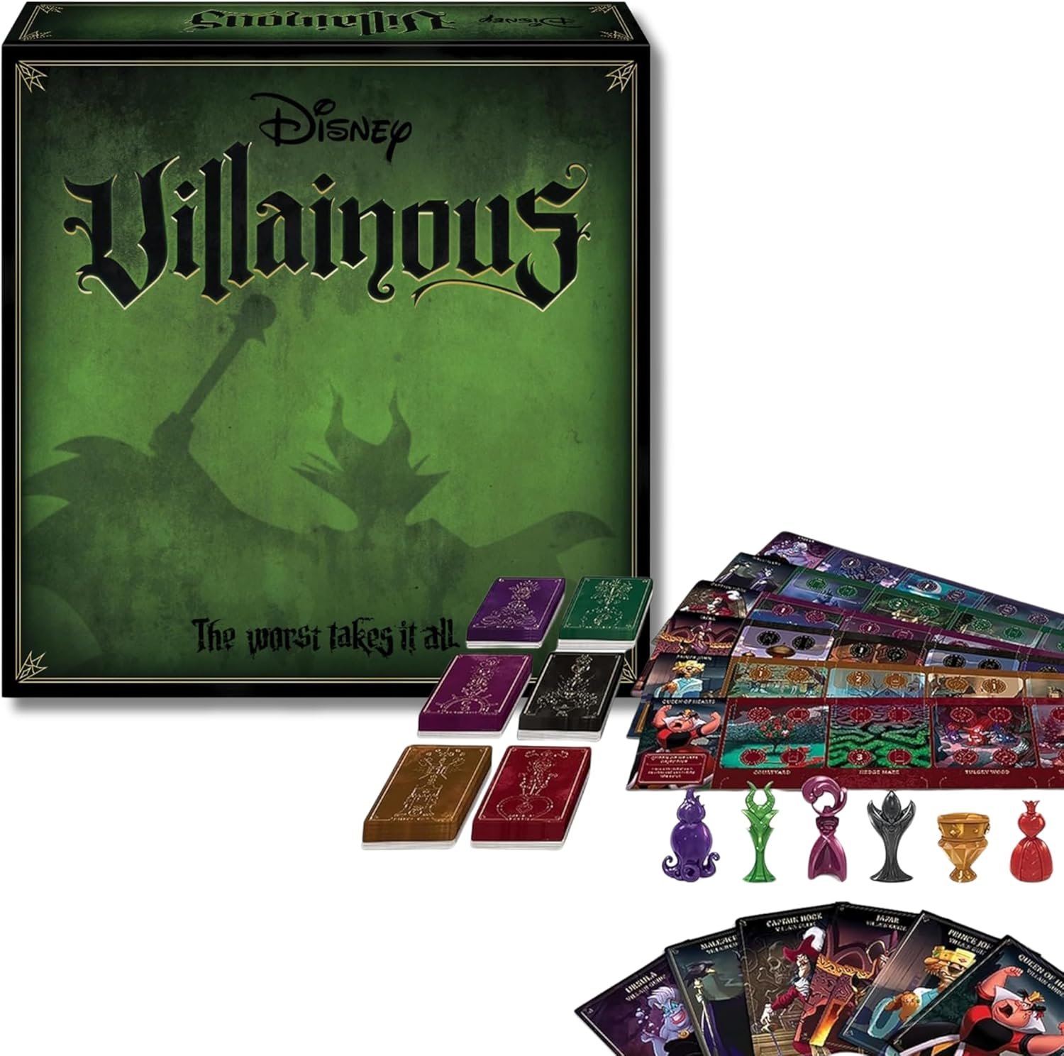 Ravensburger - Disney Villainous, Juego de Estrategia a Partir de 10 años