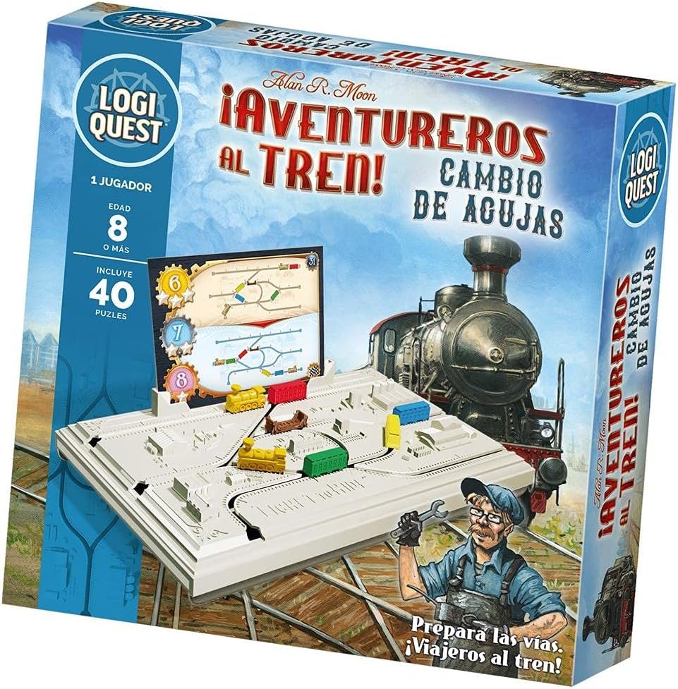 Mixlore Aventureros al Tren! - Juego de Mesa para 1 Jugador, a partir de 8 años de edad