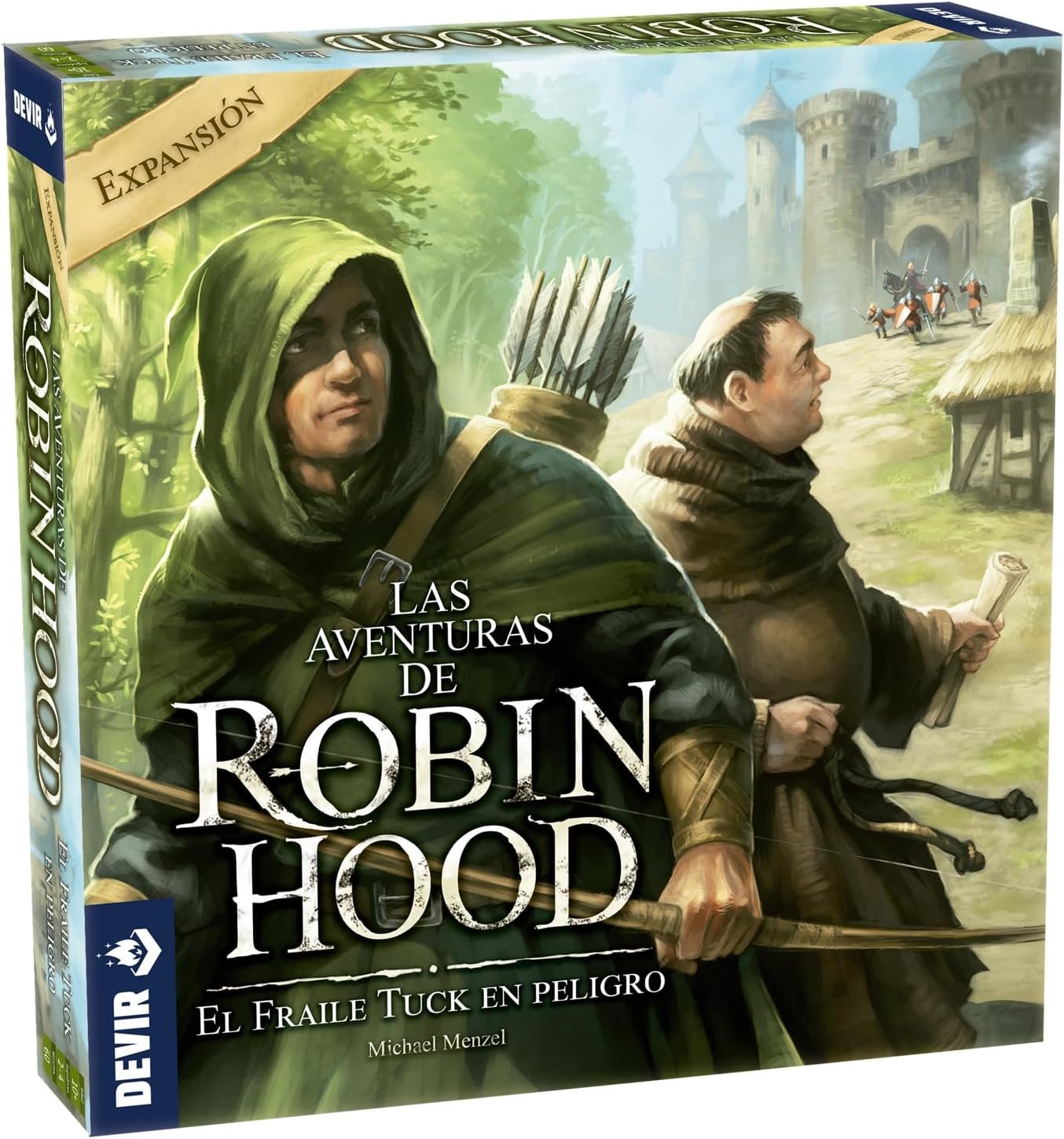 Devir Las aventuras de Robin Hood – Juego de mesa cooperativo para 1-4 jugadores, historia interactiva tipo “elige tu aventura”, rol y estrategia, finalista Spiel des Jahres 2021 (BGROBSP)