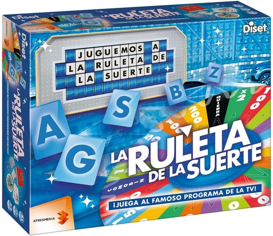 Diset, La Ruleta de la Suerte Juego de Mesa, a Partir de 12 años