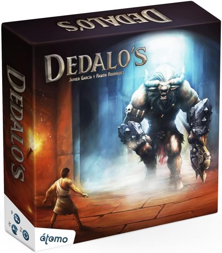 Atomo Games DEDALO'S. Juego de Mesa del Laberinto del minotauro