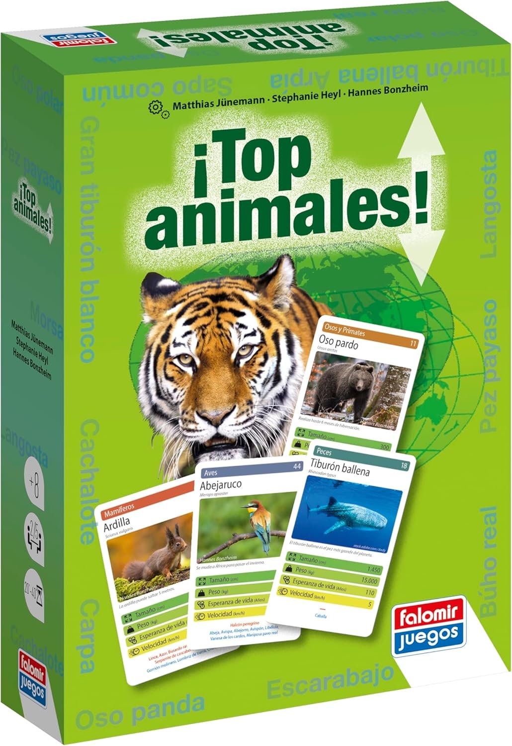 Falomir - Top Animales | Aventura de Conocimiento Faunístico | para 2-5 Jugadores (Edad 8+)