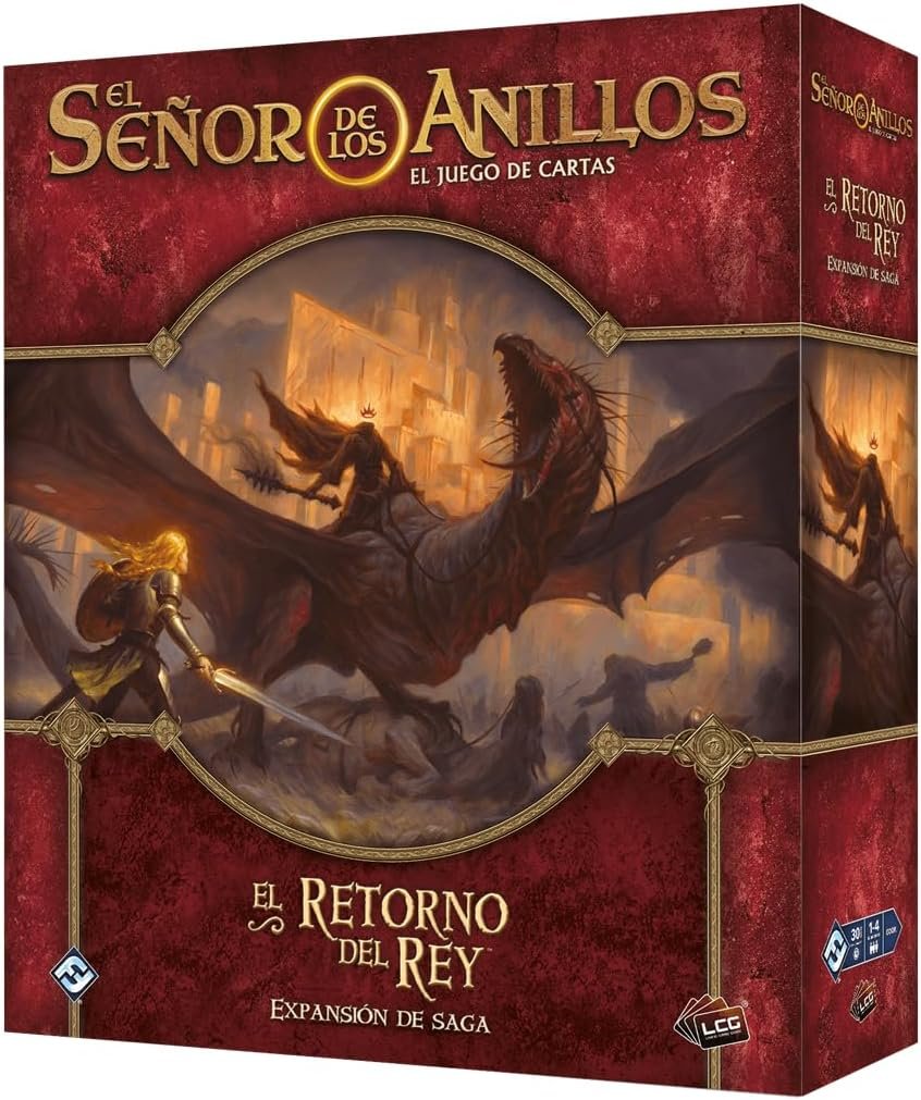 Asmodee El Señor De Los Anillos LCG: El Retorno del Rey Expansión de Saga