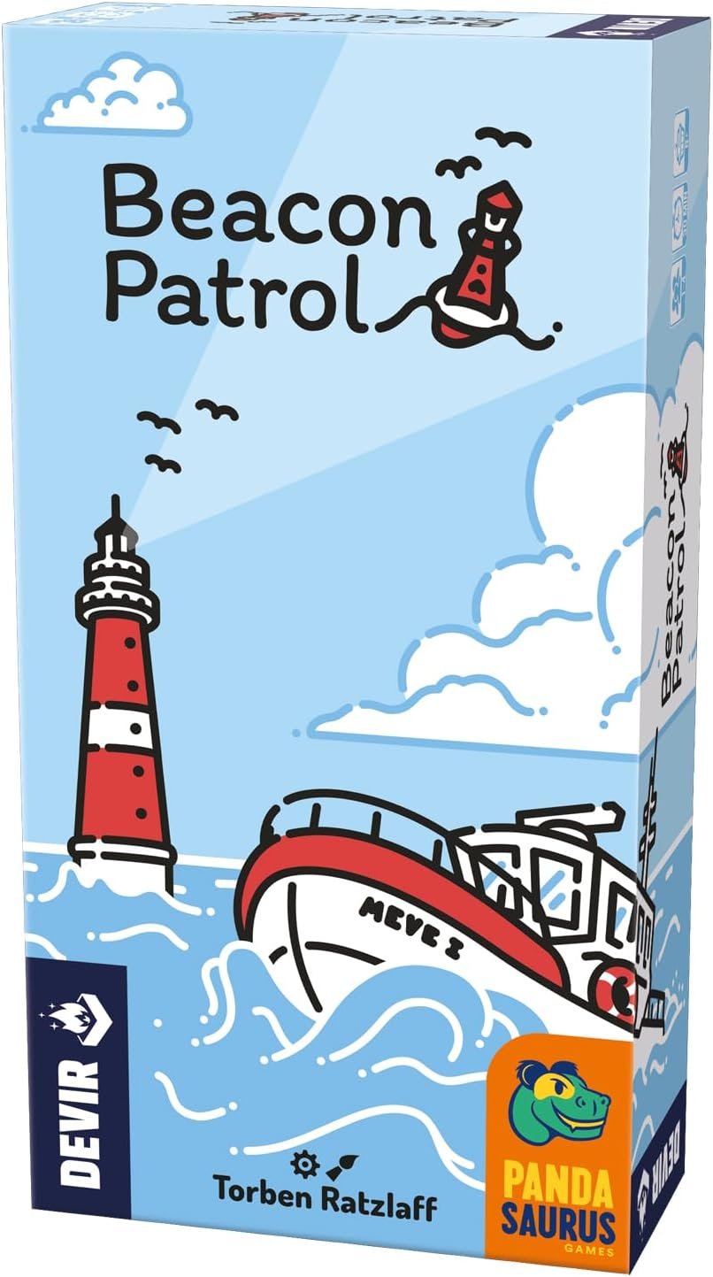 Devir - Beacon Patrol, Juego Cooperativo, Juego de Mesa Rápido, Modo en Solitario, Juego de 8 años (BGBEATR)