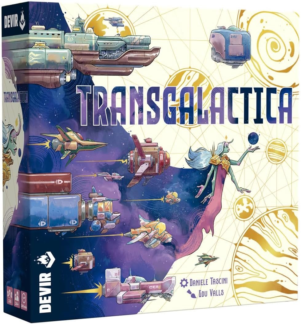 Devir - Transgalactica, Juego de Mesa de Ciencia Ficción, Divertido y Entretenido (BGTRAML)