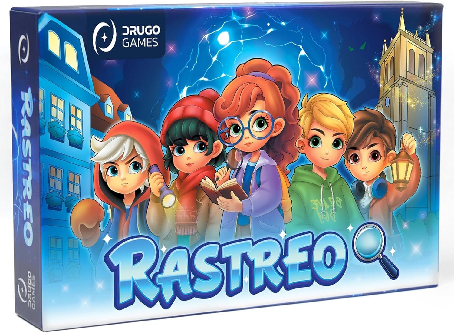 RASTREO Juego de Mesa Familiar para Niños a Partir De 7 Años, Fácil de Aprender, Diversión y Estrategia en Cada Turno, Diseño Inmersivo con Criaturas Mágicas, Regalo Original para Niños