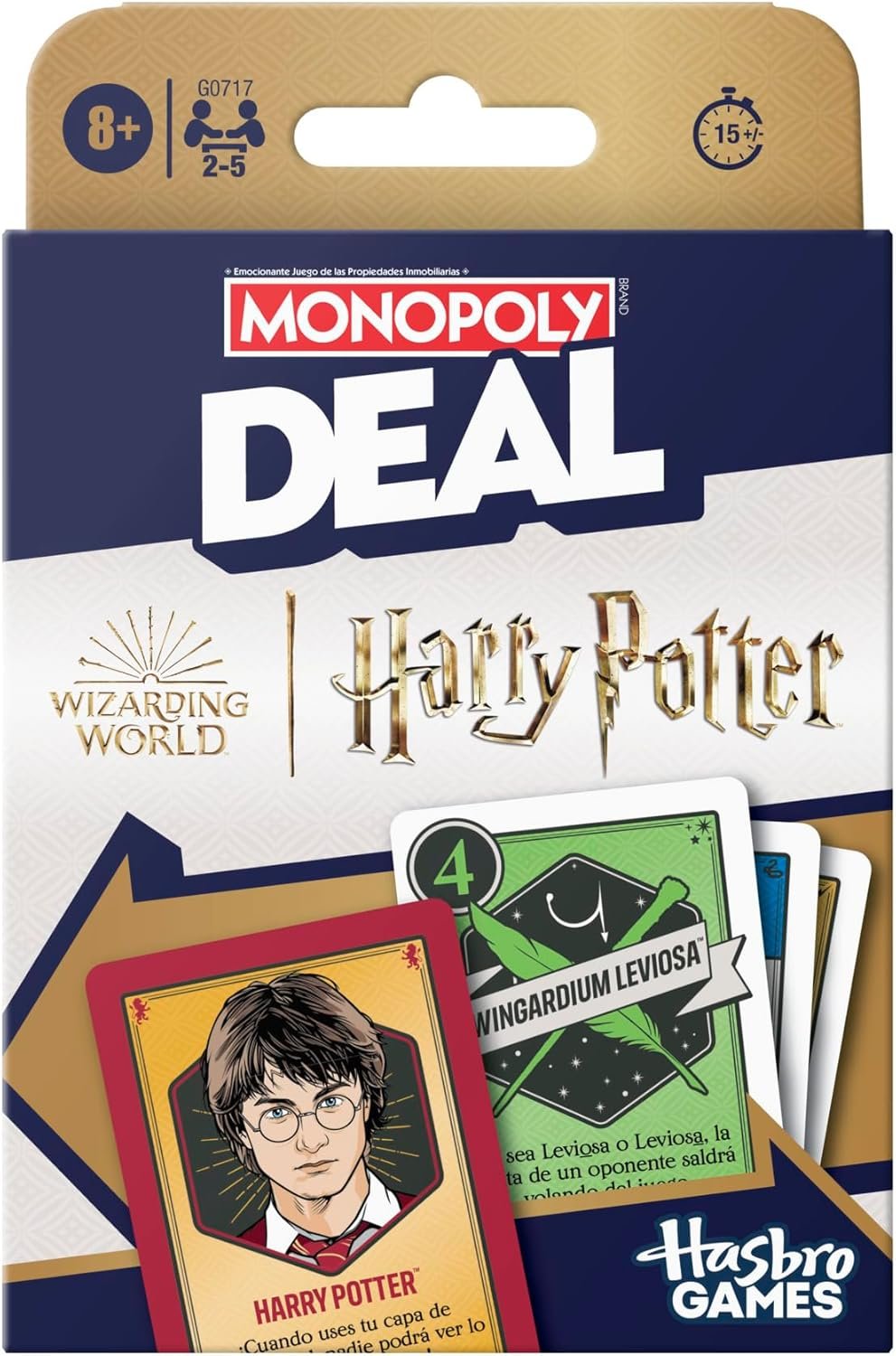 Juego de Cartas Monopoly Deal: Harry Potter - Versión en español