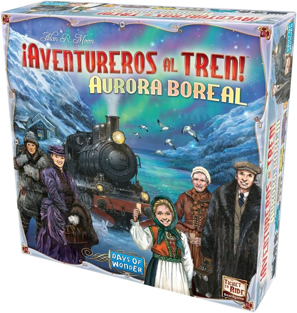 Asmodee Days of Wonder ¡Aventureros al Tren! Aurora Boreal