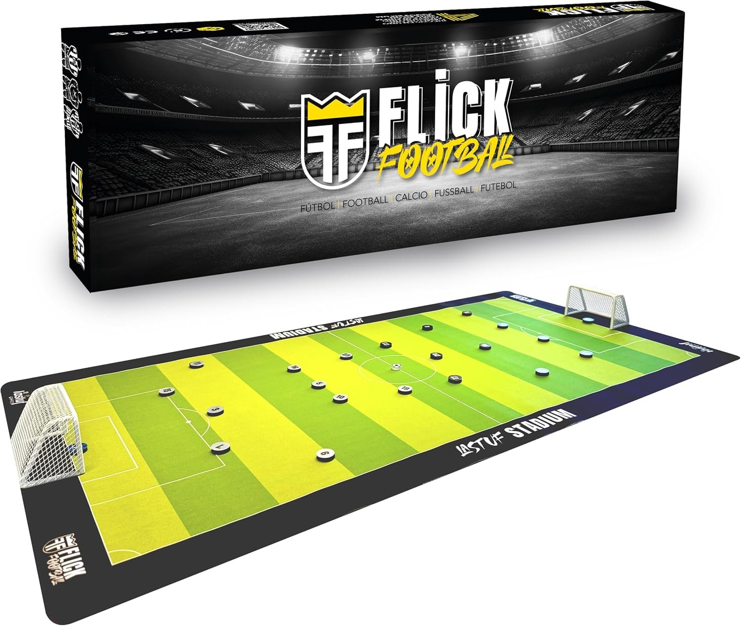 Lastuf Flick Football – Juego de Mesa de Fútbol | Estrategia, Habilidad y Partidos Realistas | para Niños y Adultos | Regalo Ideal para Futboleros