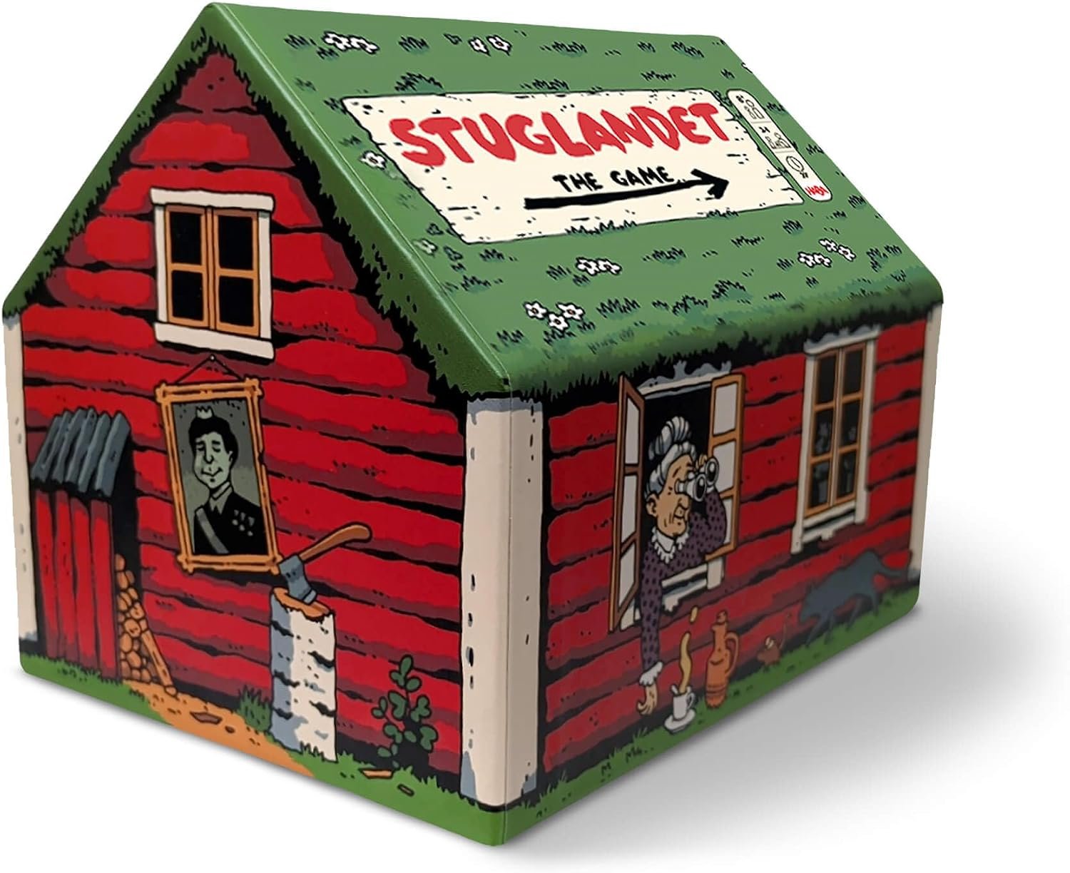 HABA 2013179001 - Stuglandet, Juego Familiar de Mesa de colocación y Estrategia. Más 8 años