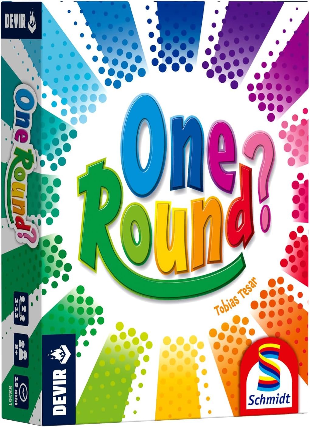 Devir - One Round? Juego Party de Asociación de Palabras y Deducción, Familiar y Cooperativo, 2-12 Jugadores | Multilingue con Español, Portugués, Italiano e Inglés